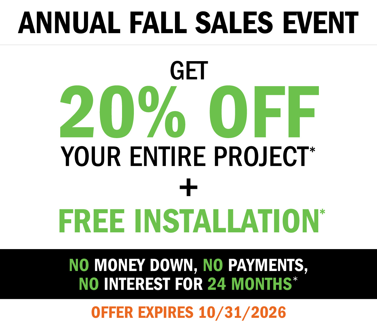 October Offer